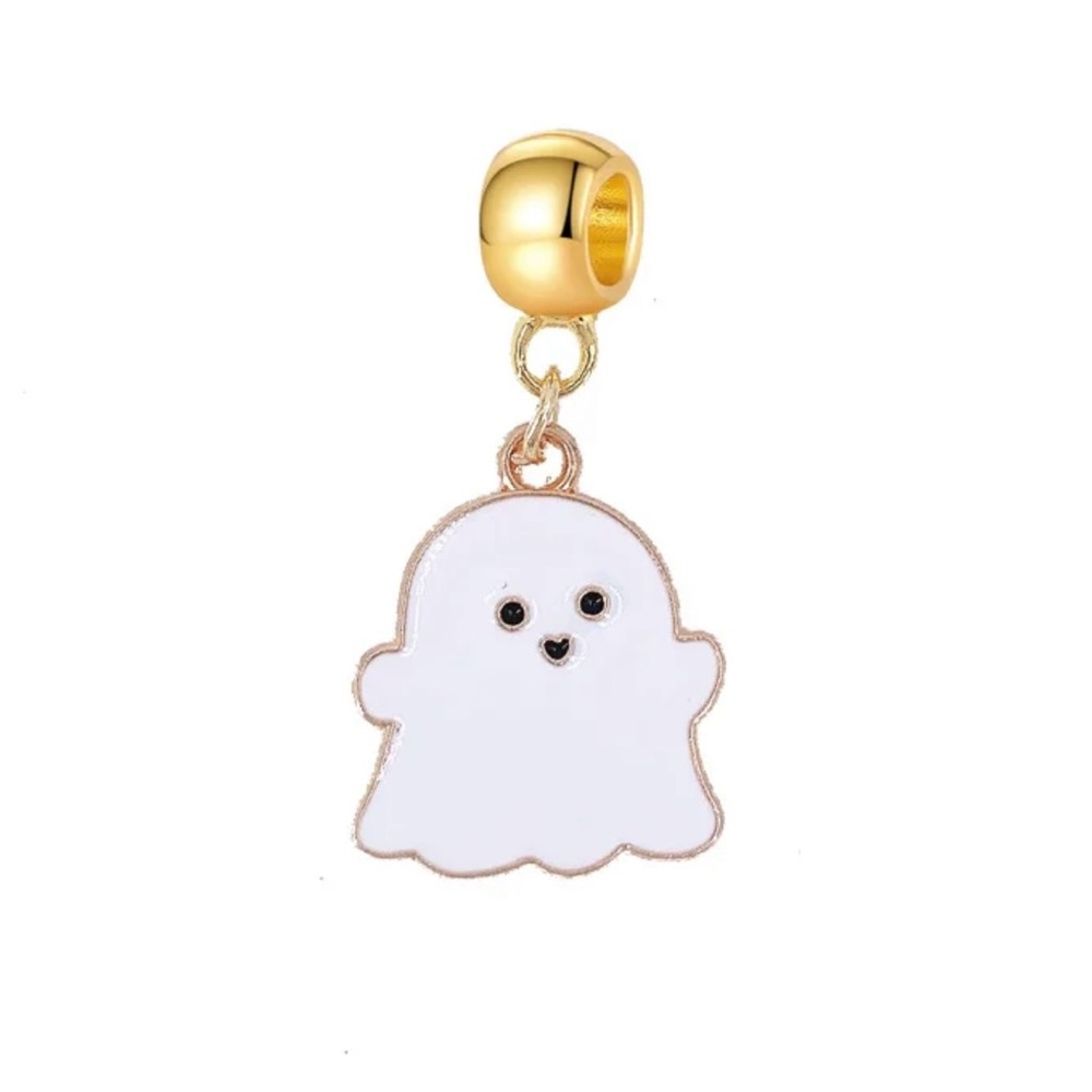 Friendly Ghost Spooky Halloween European Charm - Holiday Limited Edition